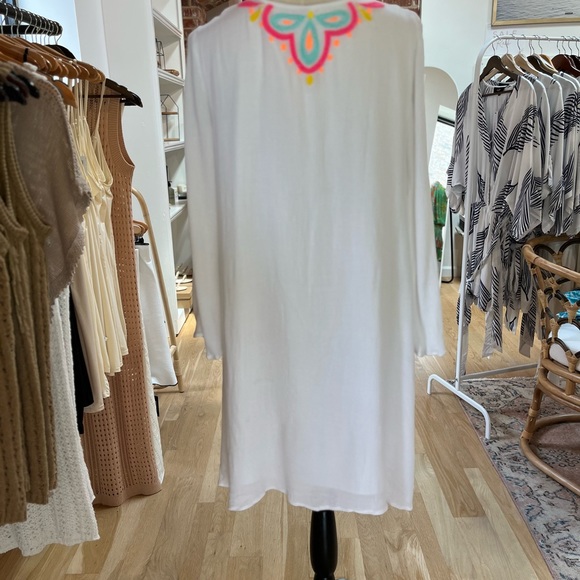 Lilly Pulitzer 🦩 Ellie Tunic Dress, Resort White, Large 🏝️ GUC - Picture 4 of 10